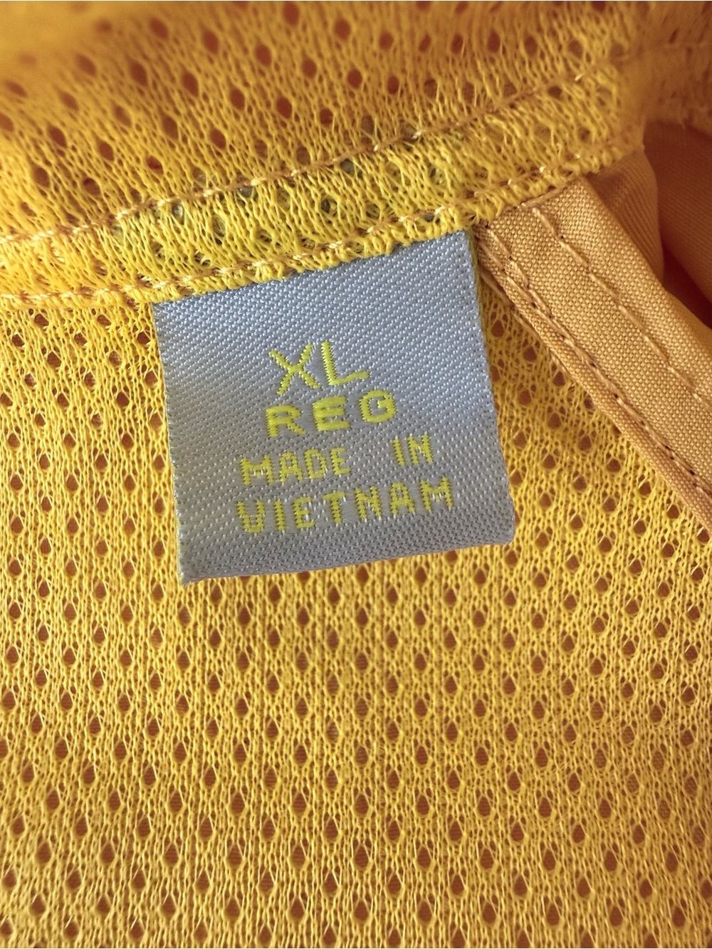 Vintage 90’s London Fog Yellow Hooded Anorak Rain Jacket Windbreaker Men’s XL - Picture 10 of 14